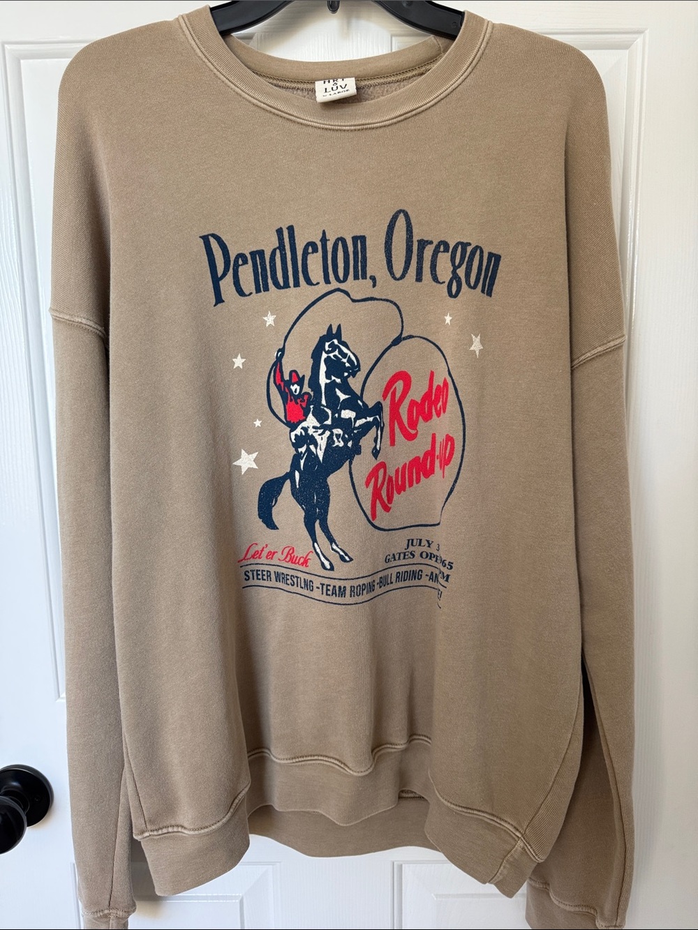 Tan Pendleton Graphic Crewneck Sweatshirt XL